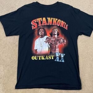 Black Stankonia Outkast Graphic Cotton Tee Shirt, Sz M!